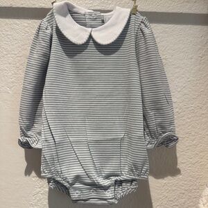 TODDLER/GIRLS STRIPED HOLIDAY BUBBLE - NWOT